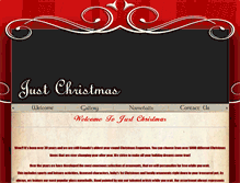 Tablet Screenshot of justchristmas.ca